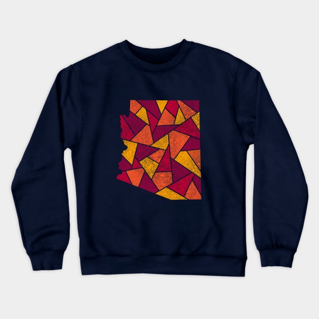 Arizona Mosaic - Desert Sunrise Crewneck Sweatshirt by dSyndicate